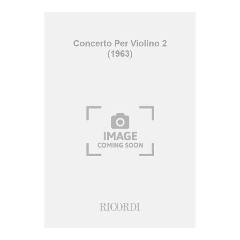 Concerto Per Vl N2 1963 Book