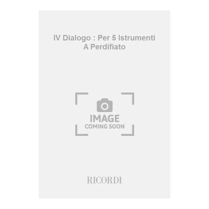 Dialoghi N4 Per 5 Istrumenti A Book