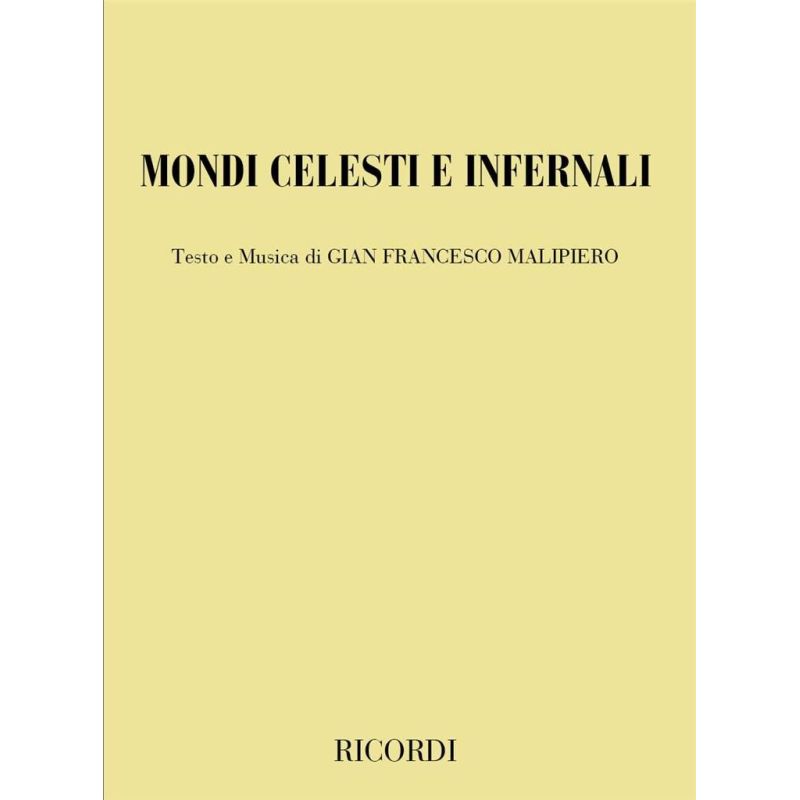 Mondi Celesti E Infernali Book
