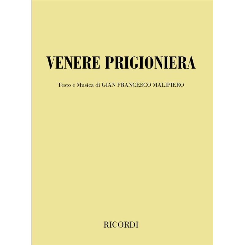 Venere Prigioniera Book