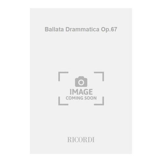Ballata Drammatica Op67 Per Vl V Book