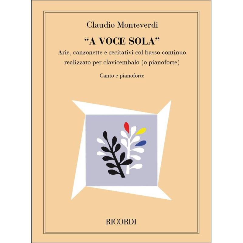 A Voce Sonline Audio Arie Canzonette E Book