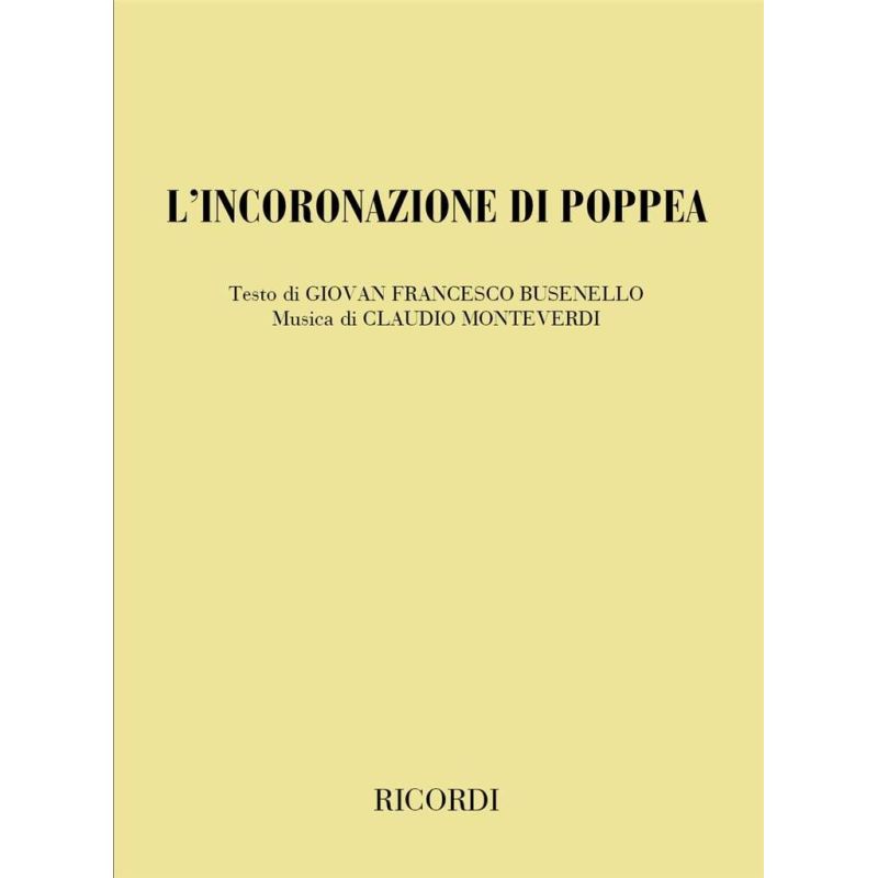 L Incoronazione Di Poppea Book
