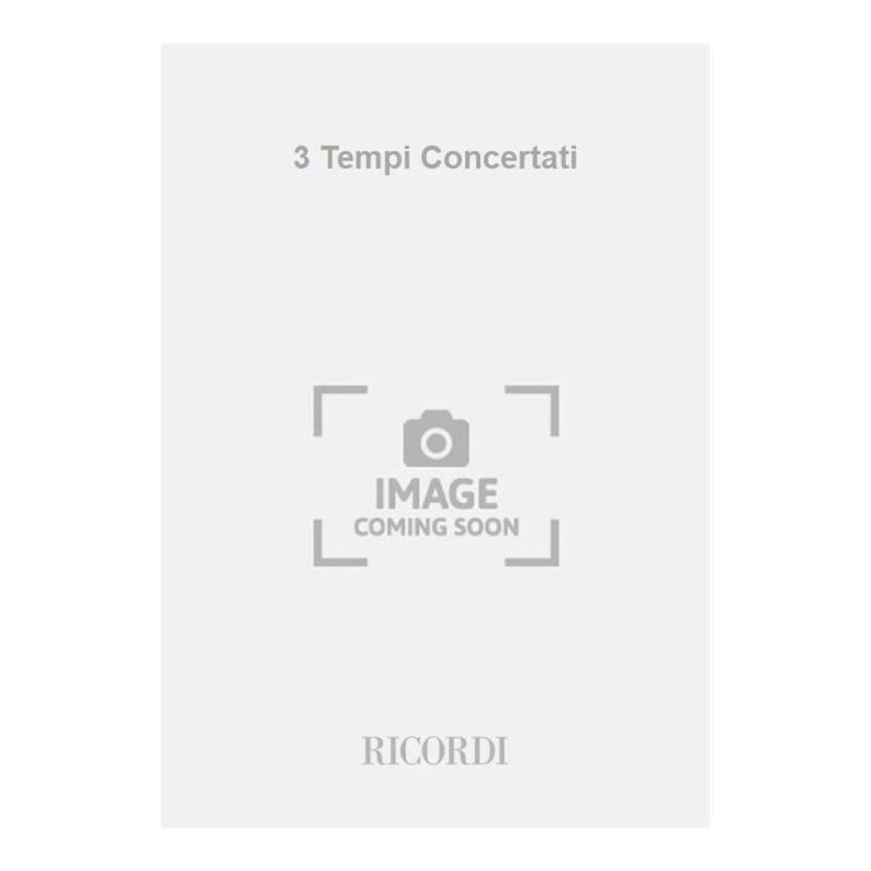 3 Tempi Concertati 1966 Per Arch Book