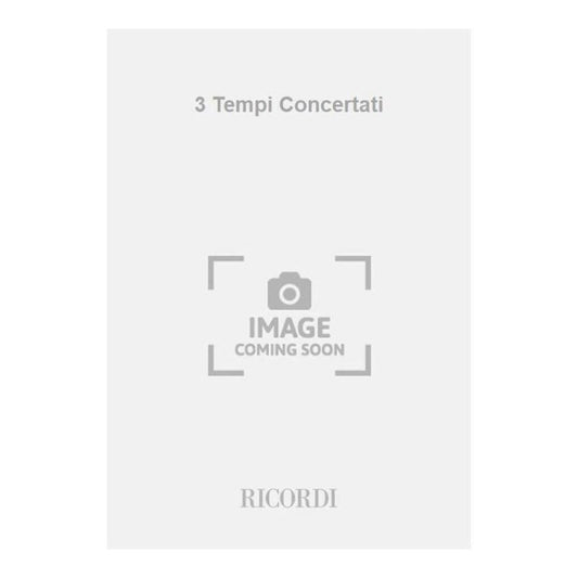 3 Tempi Concertati 1966 Per Arch Book