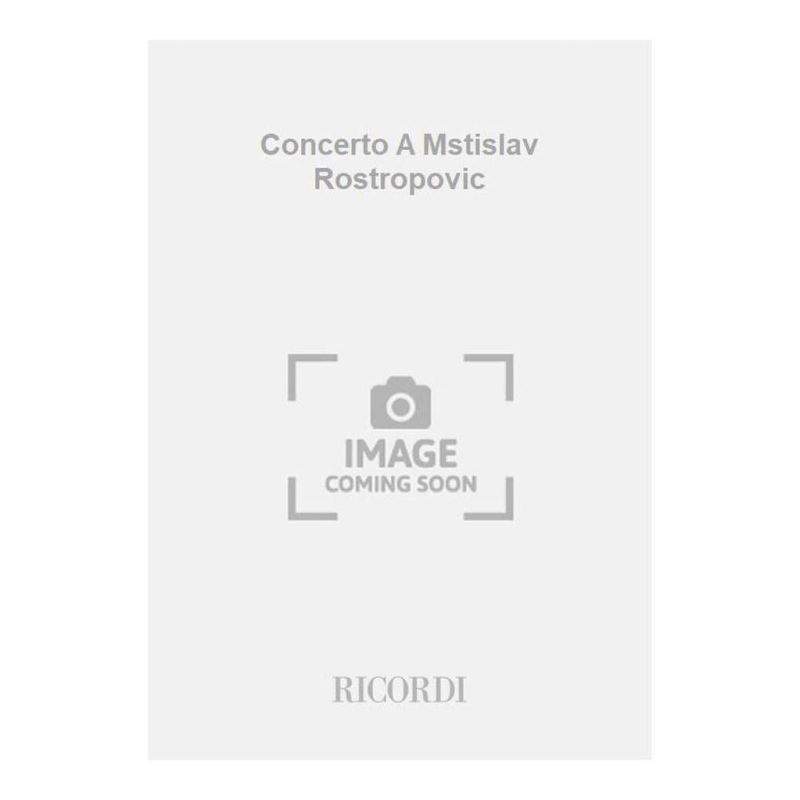 Concerto A Mstislav Rostropovic Per Book