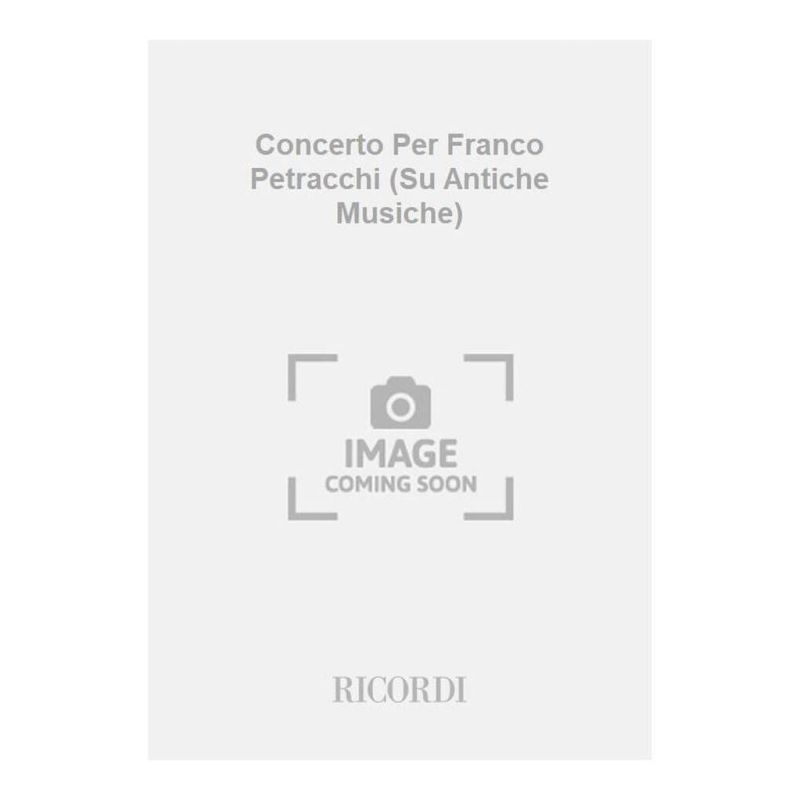 Concerto Per Franco Petracchi Su Ant Book