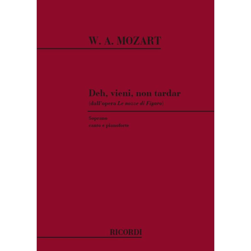 Deh Vieni Non Tardar Book