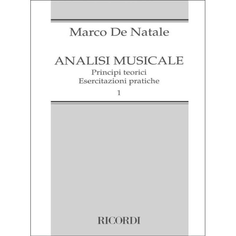 Analisi Musicale Principi Teor Book