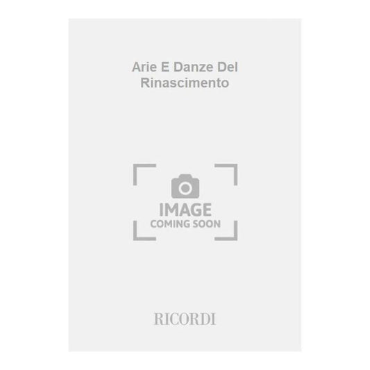Arie E Danze Del Rinascimento Fasc I Fa Book