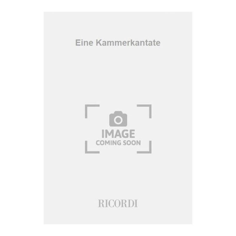 Eine Kammerkantate Fur Sopran Fr Book
