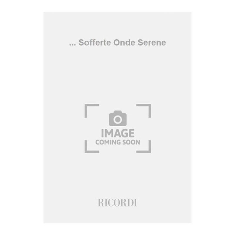 Nono Sofferte Onde Serene Per Pf E Nastr Book