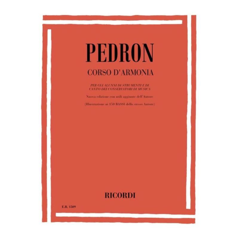 Pedron Corso D Armonia Per Gli Alunni Di Book
