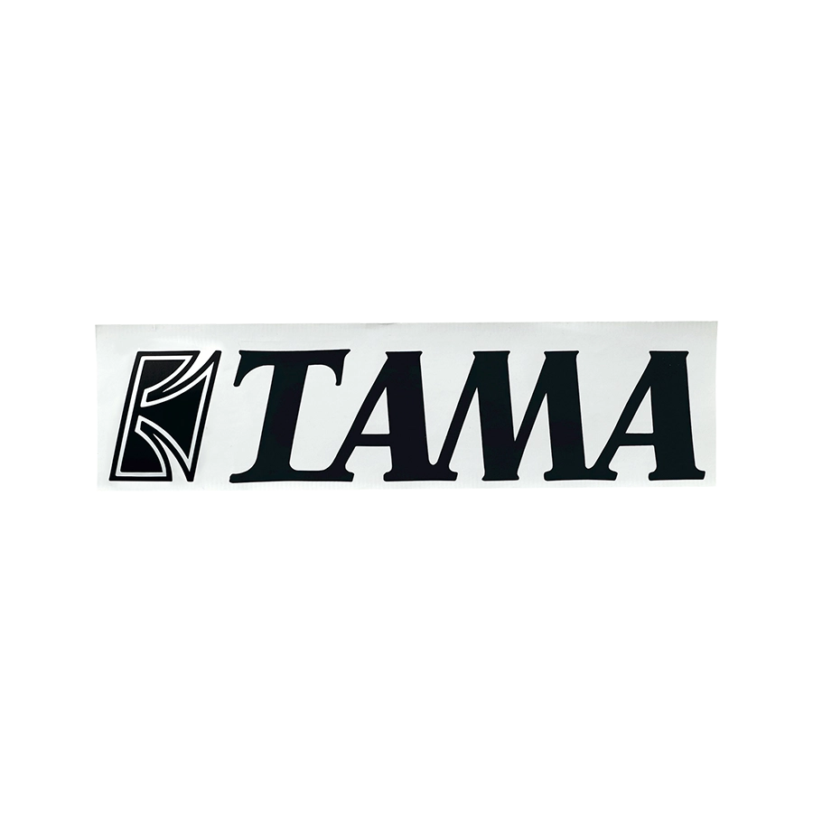 TAMA TLS100BK Black Logo Sticker