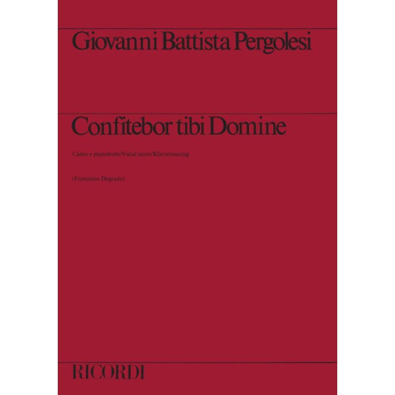 Confitebor Tibi Domine Salmo P Book