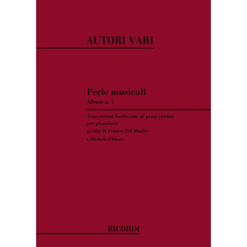 Perle Musicali Trascrizioni Facilissime Book
