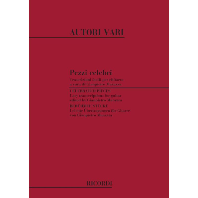 Pezzi Celebri Trascrizioni Facili Per C Book