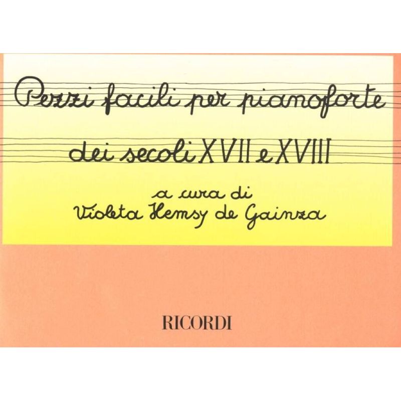 Pezzi Facili Per Pf Dei Secoli Xvii E x Book