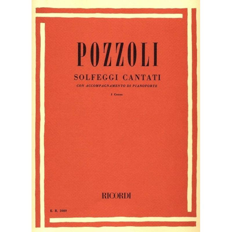 Solfeggi Cantati Con Accompagnamento Corso 1 Book