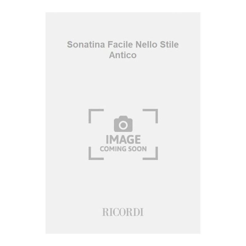 Sonatina Facile Nello Stile Anti Book