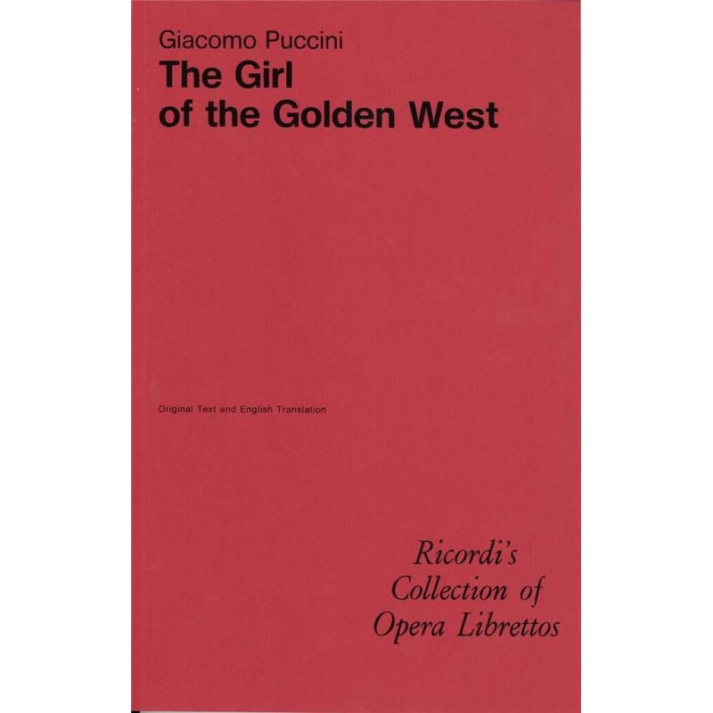 Girl Of The Golden West Book
