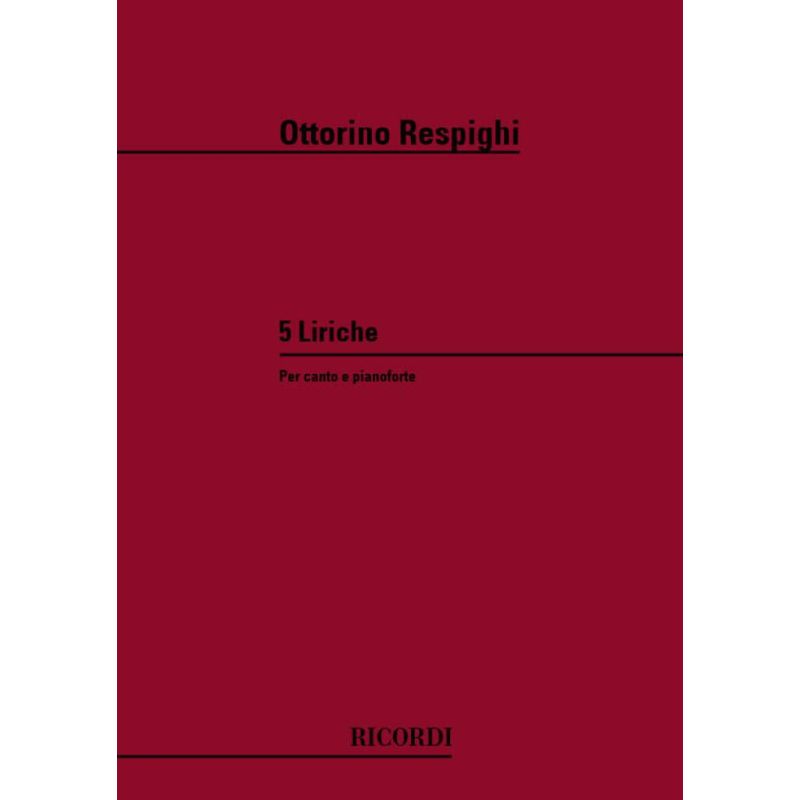 5 Liriche Book
