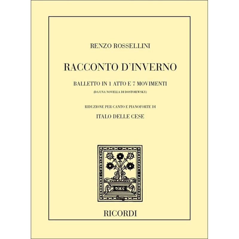 Racconto D Inverno Balletto I Book