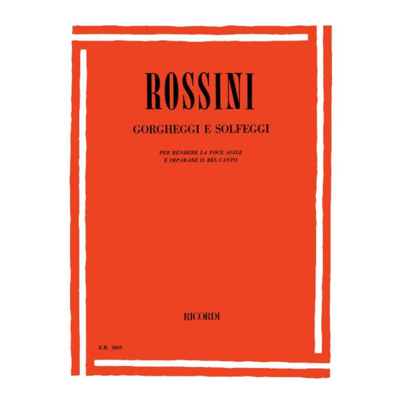 Gorgheggi E Solfeggi Book