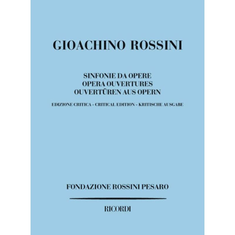 Sinfonie Da Opere Book
