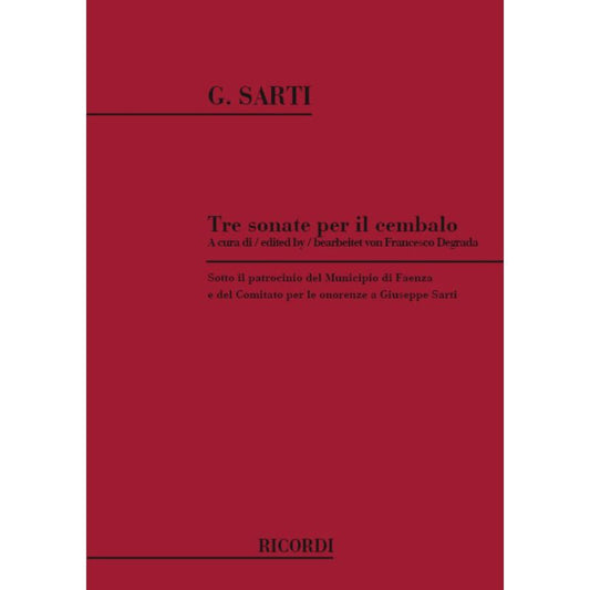 3 Son Per Il Cembalo Book