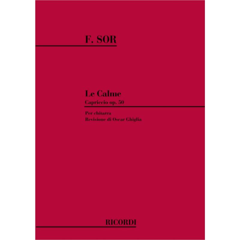 Le Calme Capriccio Op50 Book