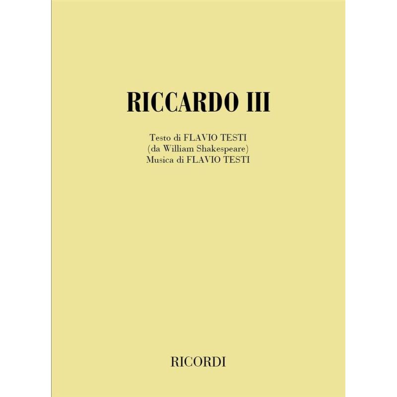 Riccardo Iii Book