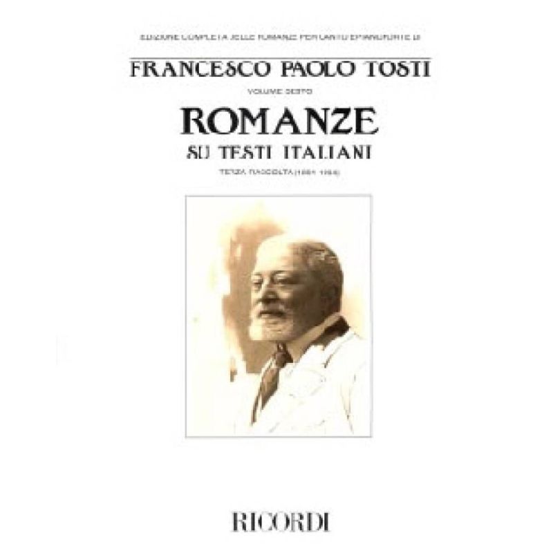 Romanze Su Testi Italiani Iii Raccolta Book