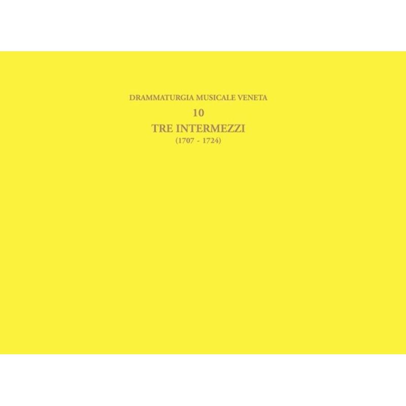 Tre Intermezzi Dmv No 10 Book