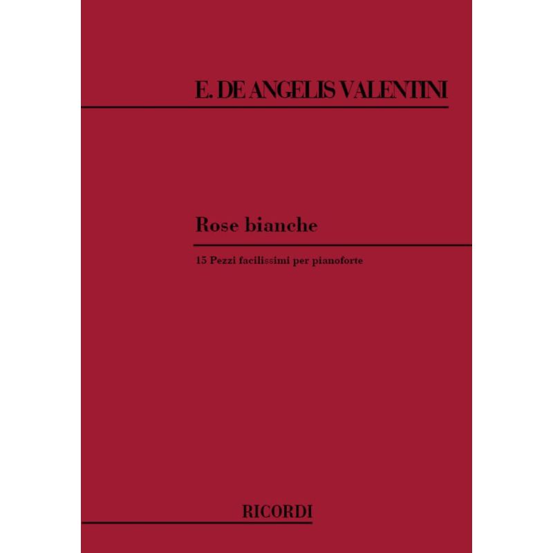Valentini Rose Bianche 15 Pez Book
