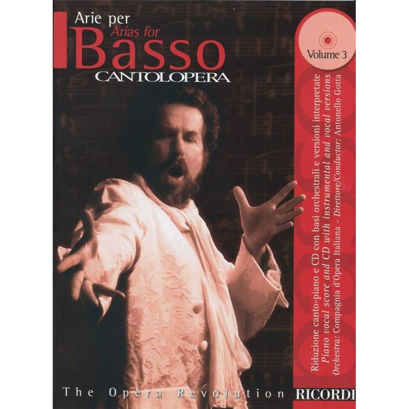 Sing The Opera Arias For Bass V 3 Book/CD Book