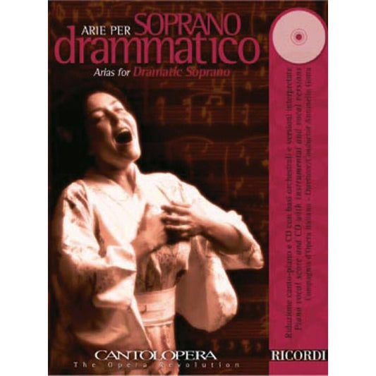 Arie Per Soprano Drammatico Cantolopera Book/CD Book