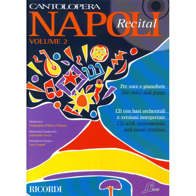 Sing The Opera Napoli Recital V2 Book/CD Book