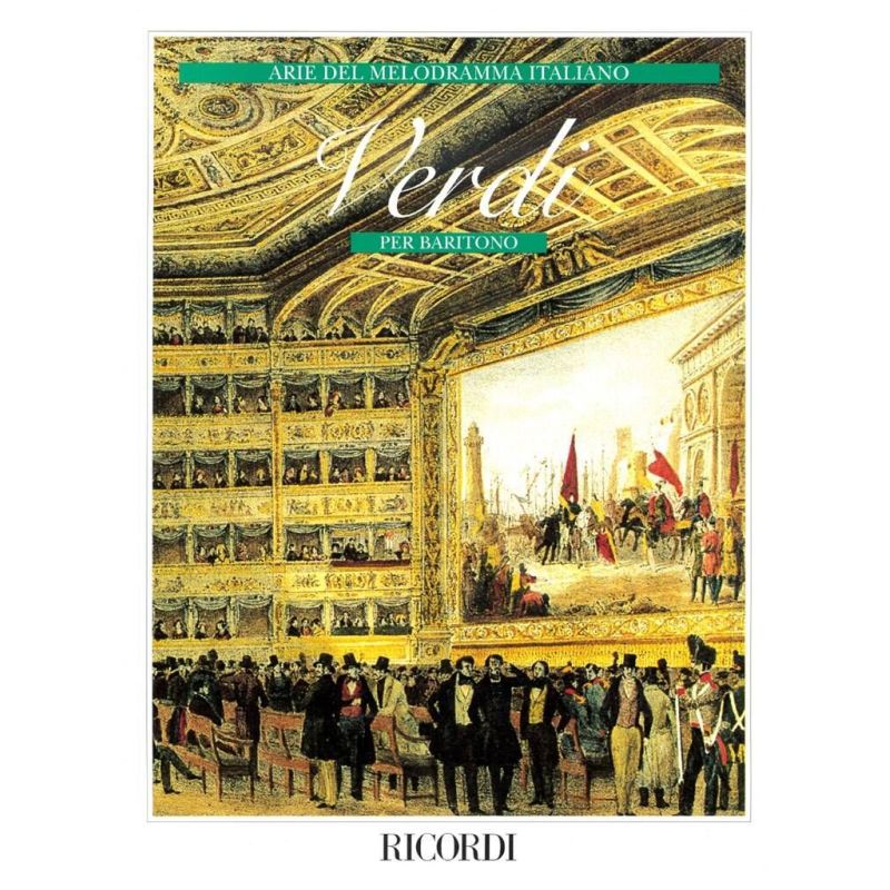 Arie Per Baritono Book