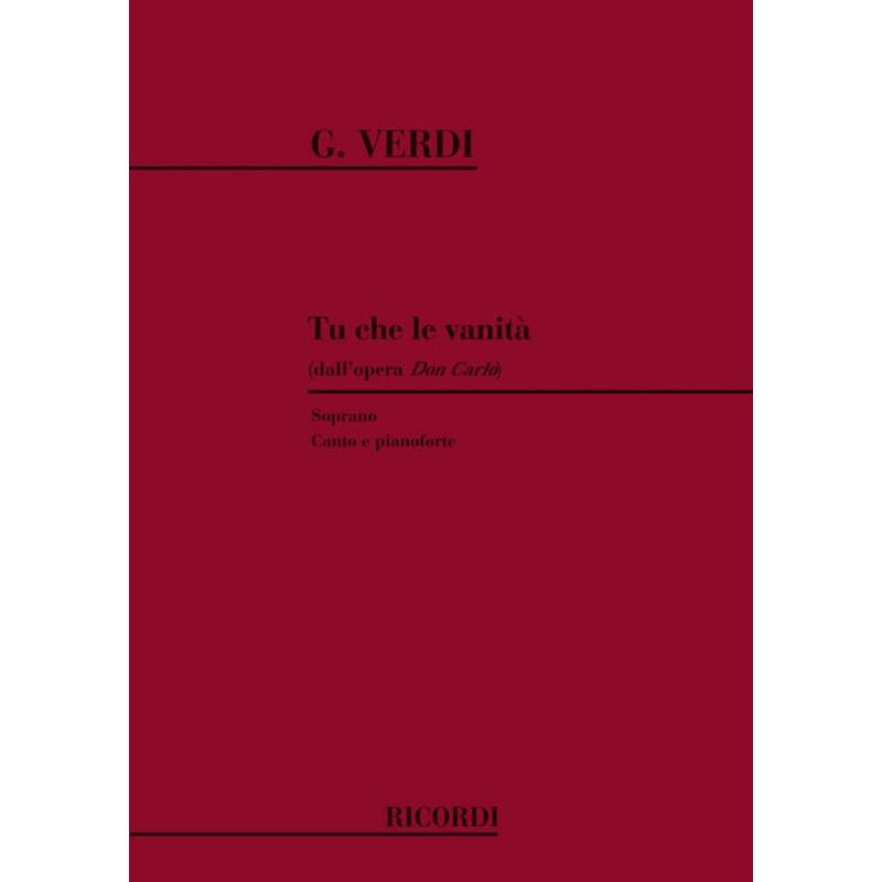 Tu Che Le Vanita Book