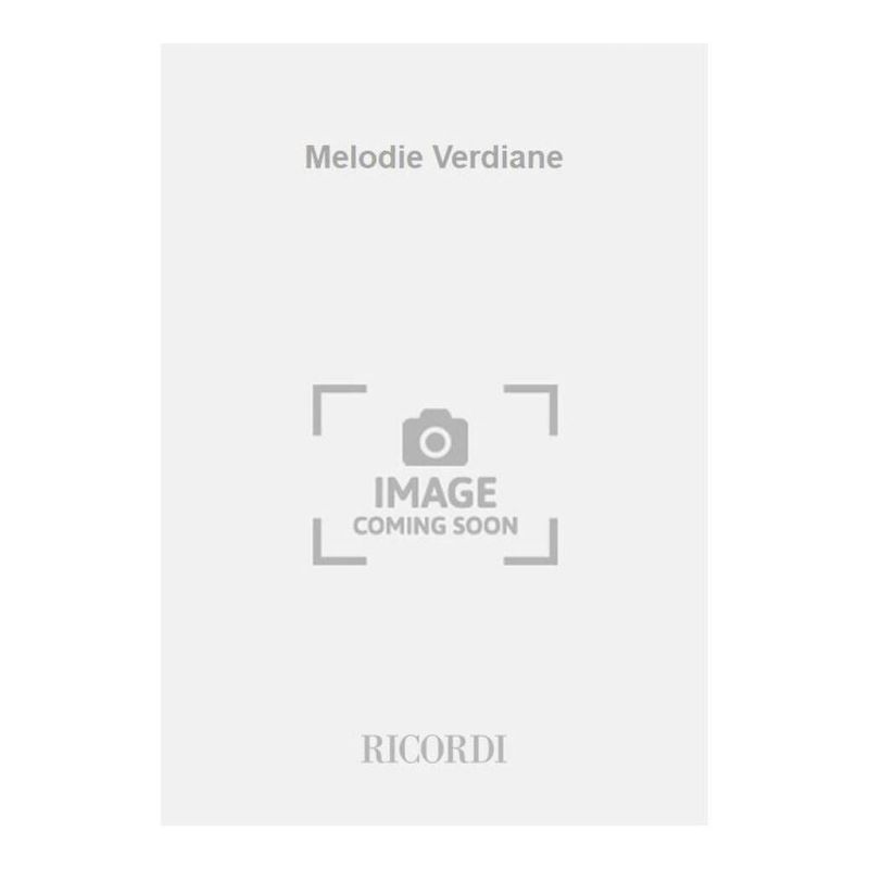 Melodie Verdiane Trascrizioni Faci Book