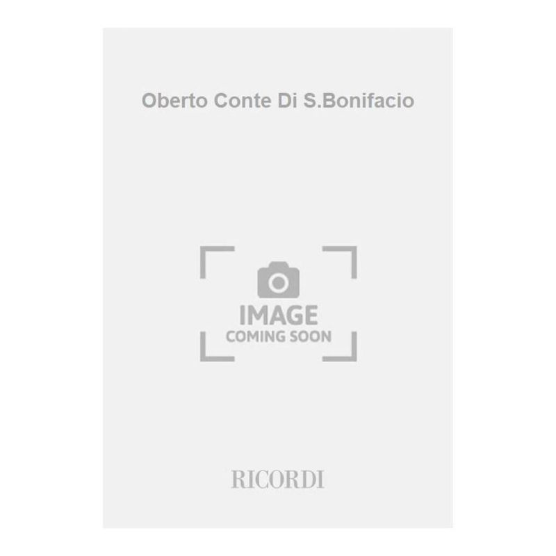 Oberto Conte Di Sbonifacio Book