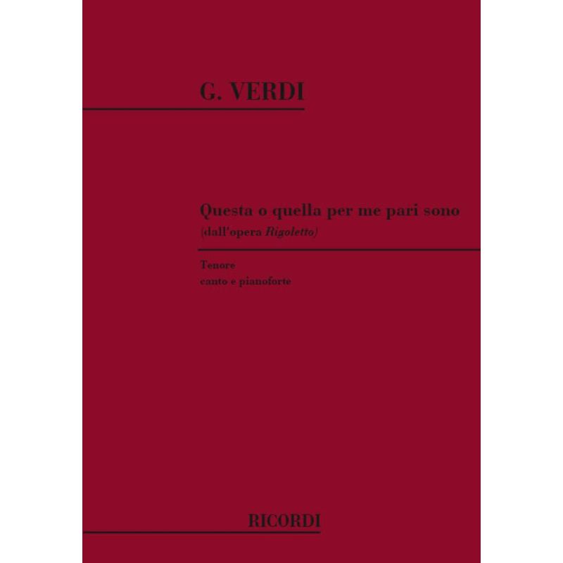 Questa O Quella Per Me Pari Sono Book