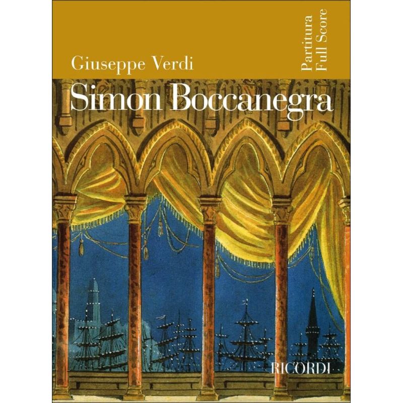 Simon Boccanegra Full Score Book