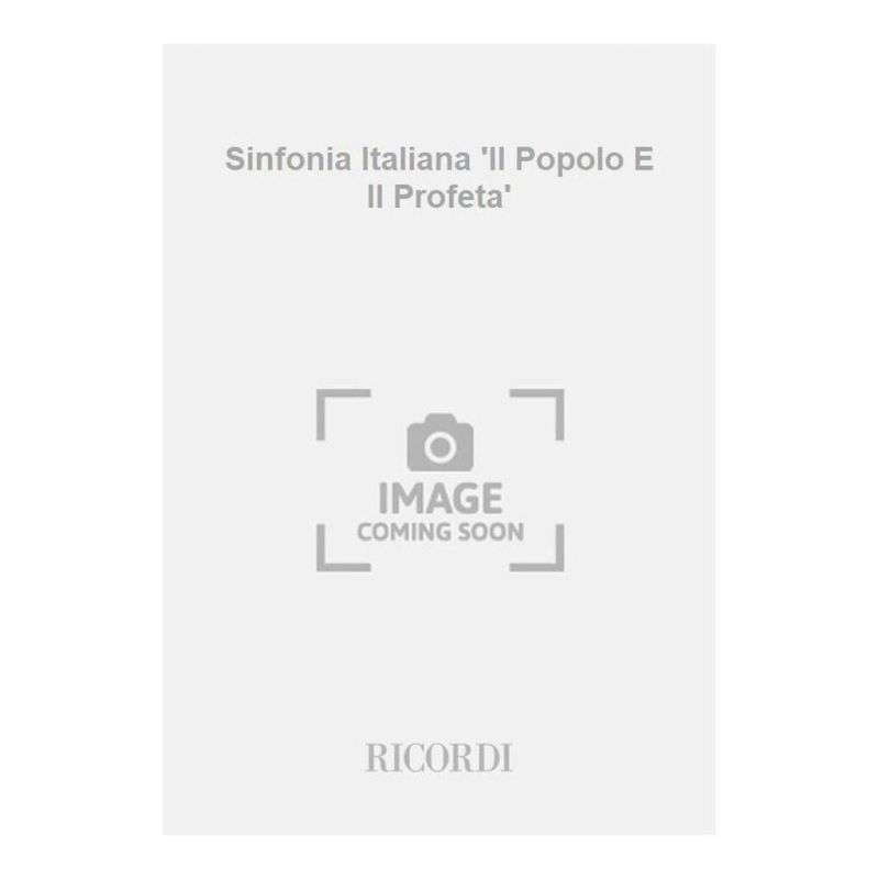 Symphony Italiana Il Popolo E Il Pr Book