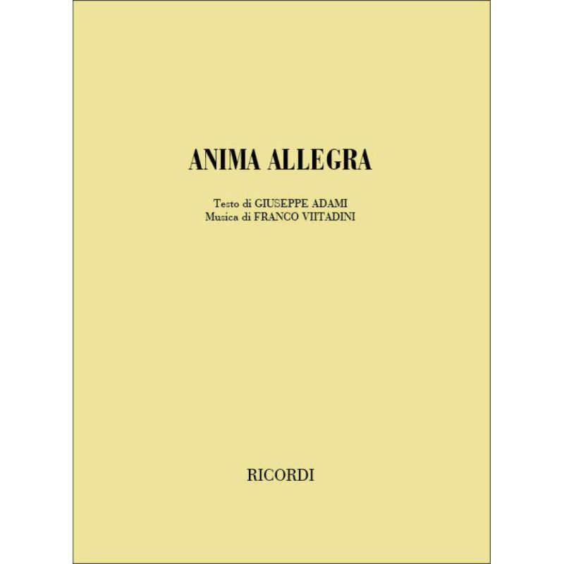 Anima Allegra Book
