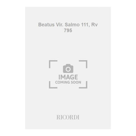 Beatus Vir Salmo 111 Per S E 3 C Book