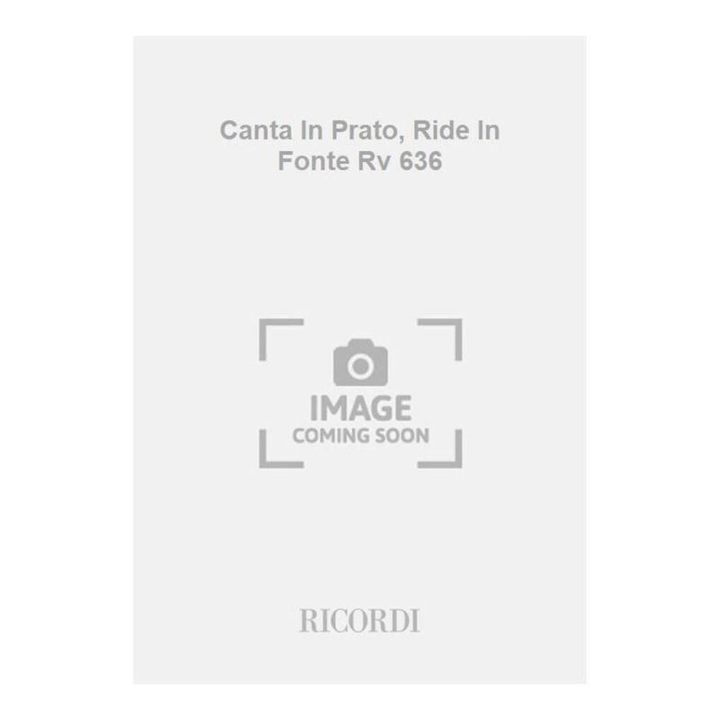 Canta In Prato Ride In Fonte Int Book