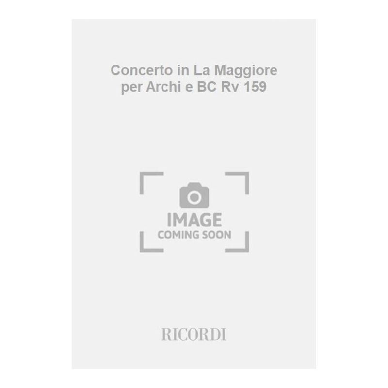 Concerto Per Archi E Bc In La Rv 159 Book