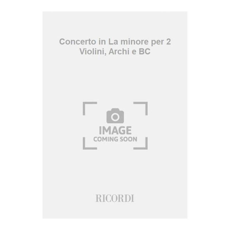 Concerto Per Vl Archi E Bc Per 2 Vl Book